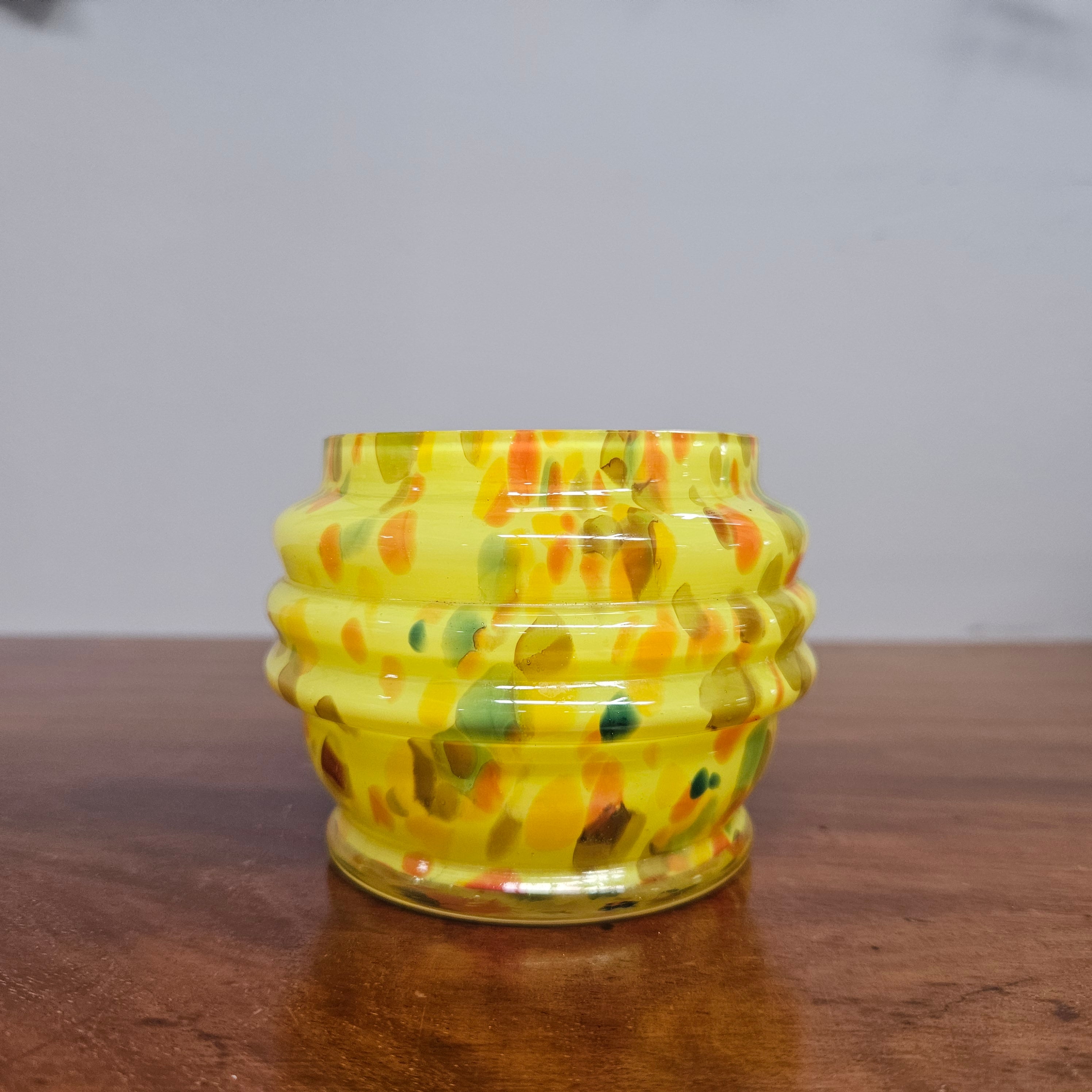 Vintage Art Deco Glass Bowl