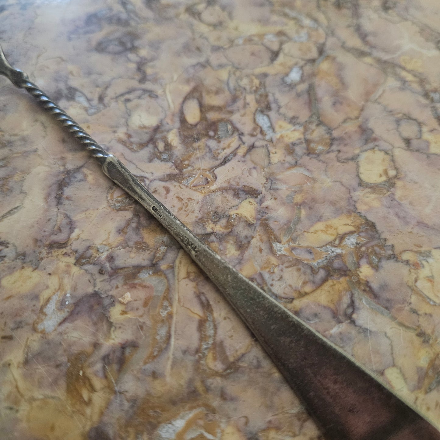 Vintage Silver Plated Pickle Fork