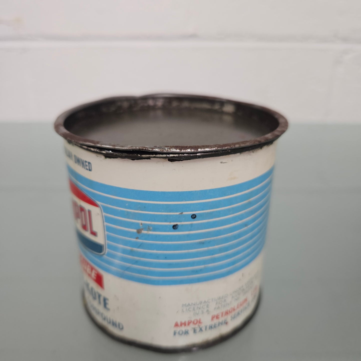 Vintage Ampol Jet Lube 1lb. Tin