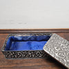 Victorian Silver Plated Filigree Decorated Trinket Box | Antique & Vintage | Moonee Ponds Antiques | Australia Wide Delivery