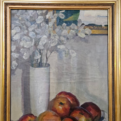Gilt Framed Signed Oil on Canvas Still Life Painting | Antique & Vintage | Moonee Ponds Antiques | Australia Wide Delivery