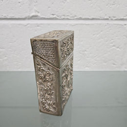 Decorative Vintage Asian Silver Trinket Box