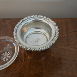 Pair of Vintage Silver & Glass Salts | Antique & Vintage | Moonee Ponds Antiques | Australia Wide Delivery