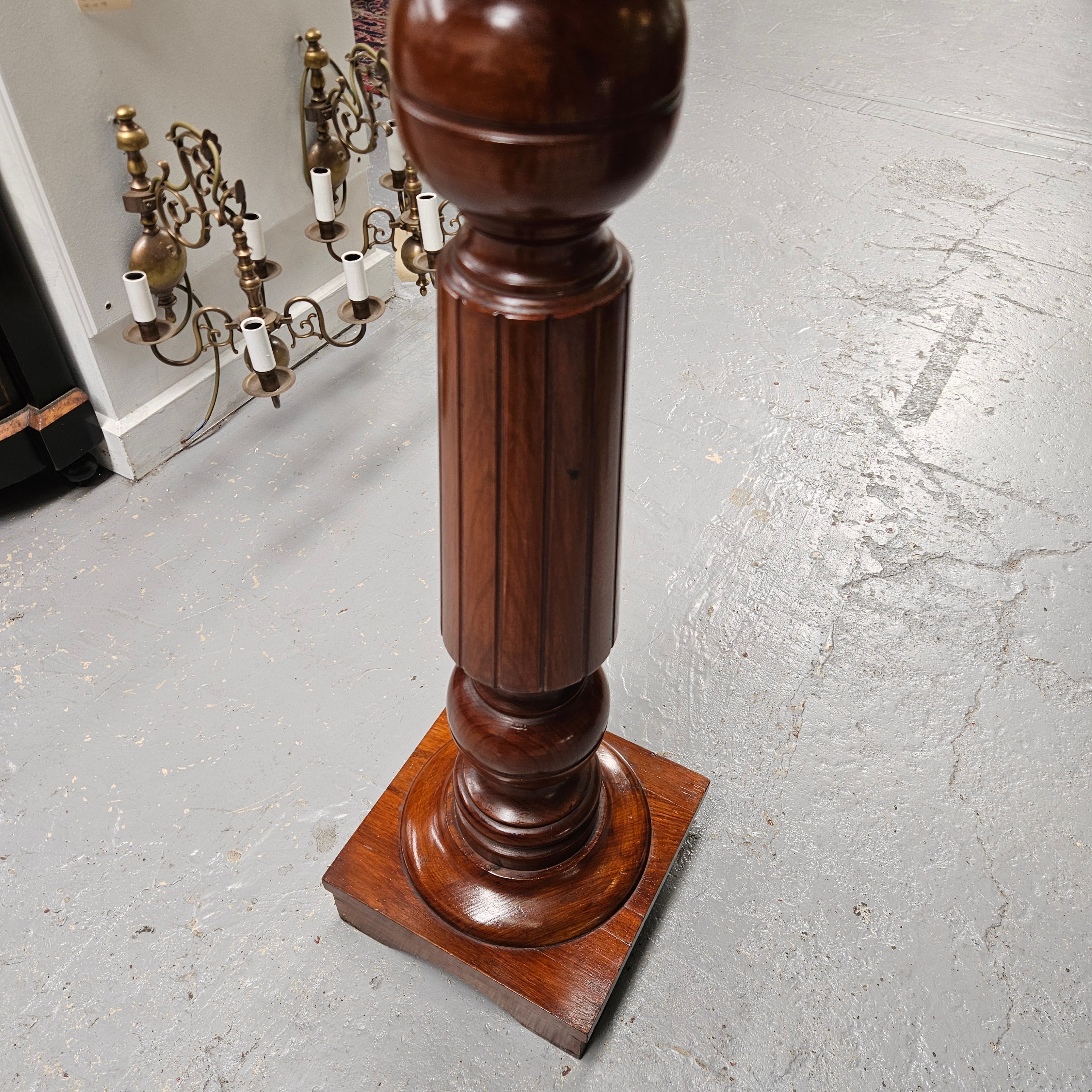 Vintage Mahogany Pedestal | Antique & Vintage | Moonee Ponds Antiques | Australia Wide