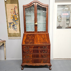 Stunning Flame Mahogany Secretaire | Antique & Vintage | Moonee Ponds Antiques | Australia Wide Delivery