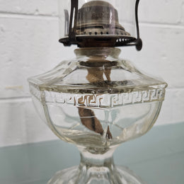 Vintage Clear Glass Kero Lamp