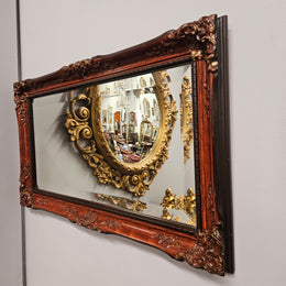 Vintage Gilded Wooden Mirror
