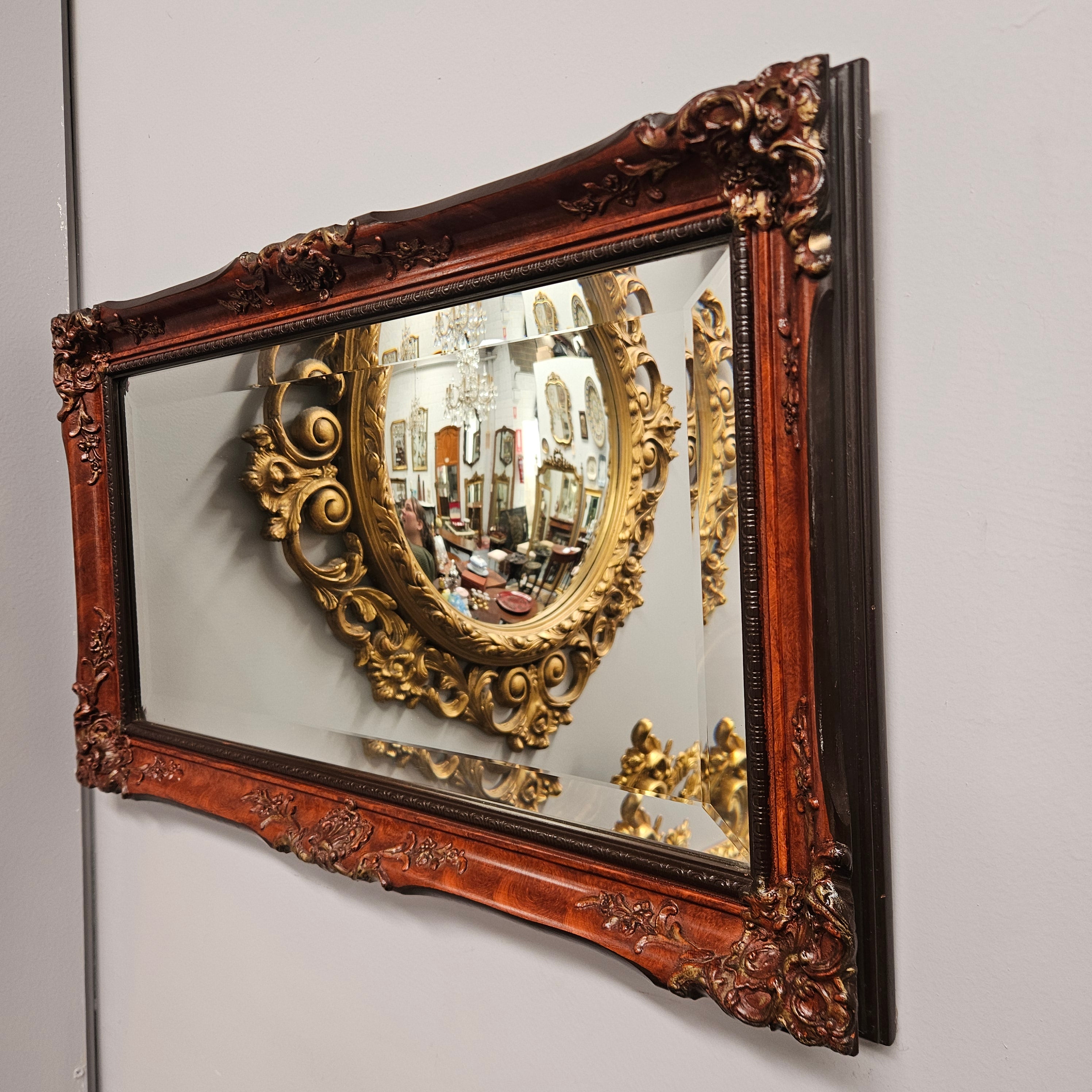 Vintage Gilded Wooden Mirror | Antique & Vintage | Moonee Ponds Antiques | Australia Wide Delivery