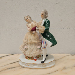 Vintage Capodimonte Lace Figure Group | Antique & Vintage | Moonee Ponds Antiques | Australia Wide Delivery