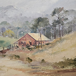 Australian Signed Simpson Oil on Board Framed Painting | Antique & Vintage | Moonee Ponds Antiques | Australia Wide Delivery