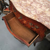 Louis 15th Style Medium Size Marquetry Inlay Marble Top Commode. | Antique & Vintage | Moonee Ponds Antiques | Australia Wide Delivery
