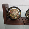 Pair of Vintage World Globe Bookends | Antique & Vintage | Moonee Ponds Antiques | Australia Wide Delivery