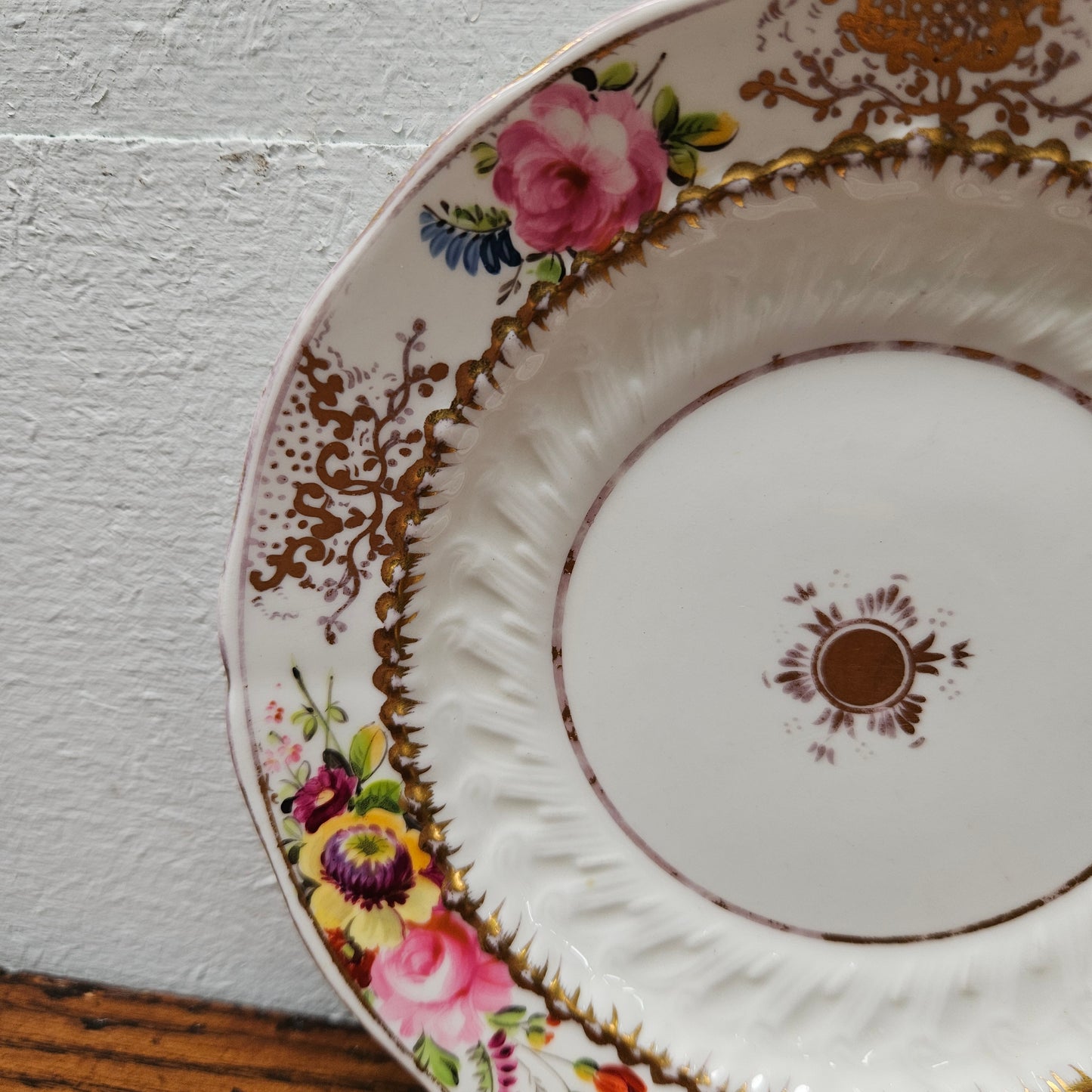 Thos. & Co. Hand Painted Victorian Dish