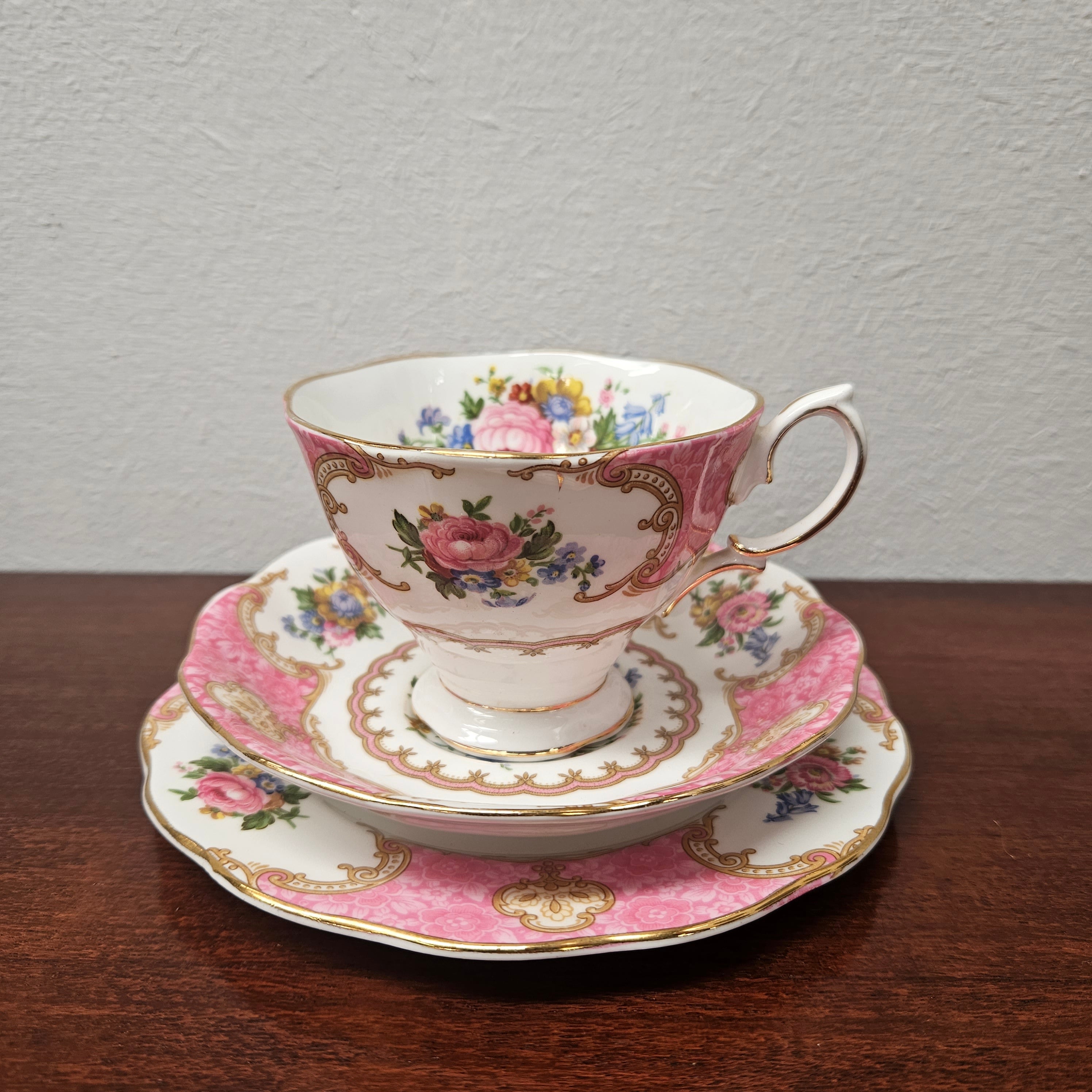 Royal Albert "Lady Carlyle" Tea Set for Two | Antique & Vintage | Moonee Ponds Antiques | Australia Wide Delivery