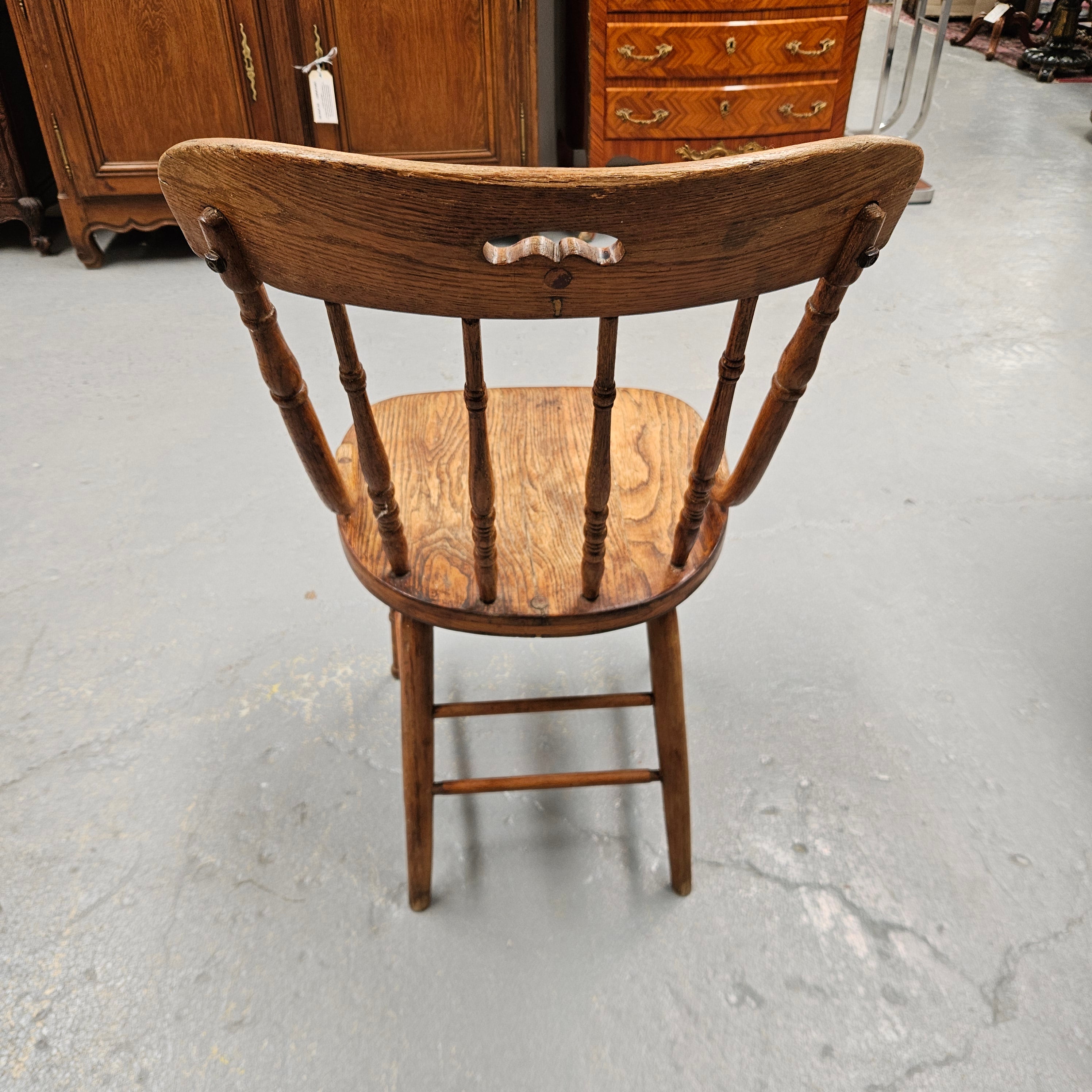 Vintage Oak Spindle Back Chair | Antique & Vintage | Moonee Ponds Antiques | Australia Wide Delivery