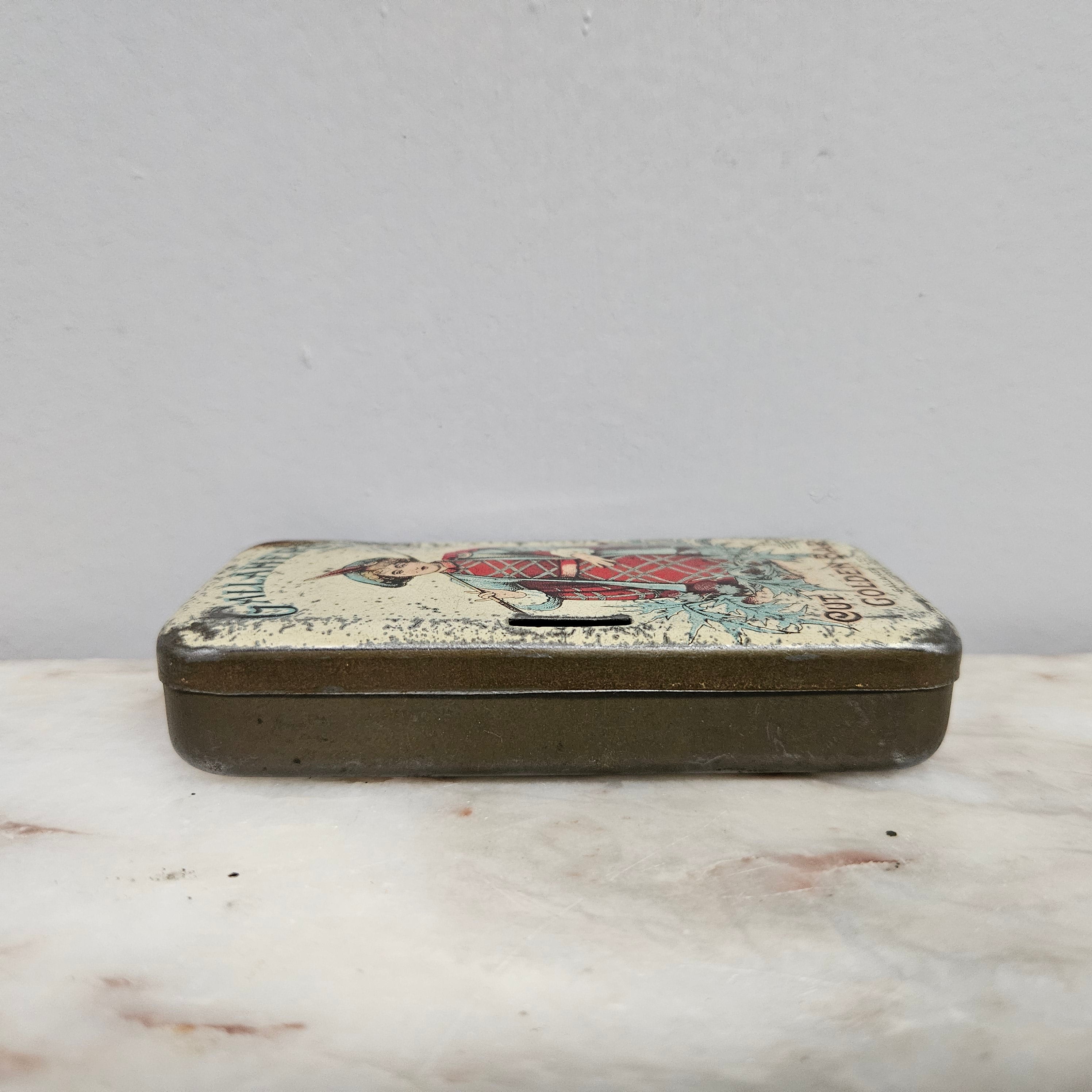 Gallahers Cut Golden Bar Tobacco Tin | Antique & Vintage | Moonee Ponds Antiques | Australia Wide Delivery