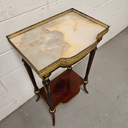 French Louis XVth Style Marble Top Side/Lamp Table | Antique & Vintage | Moonee Ponds Antiques | Australia Wide Delivery
