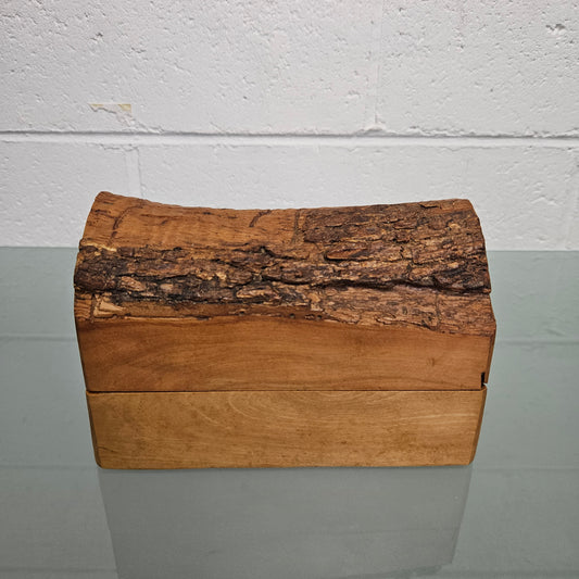 Rustic Hand Carved (Maple) Trinket Box