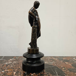 French 19th Century Bronze Of Antinous On Base | Antique & Vintage | Moonee Ponds Antiques | Australia Wide Delivery