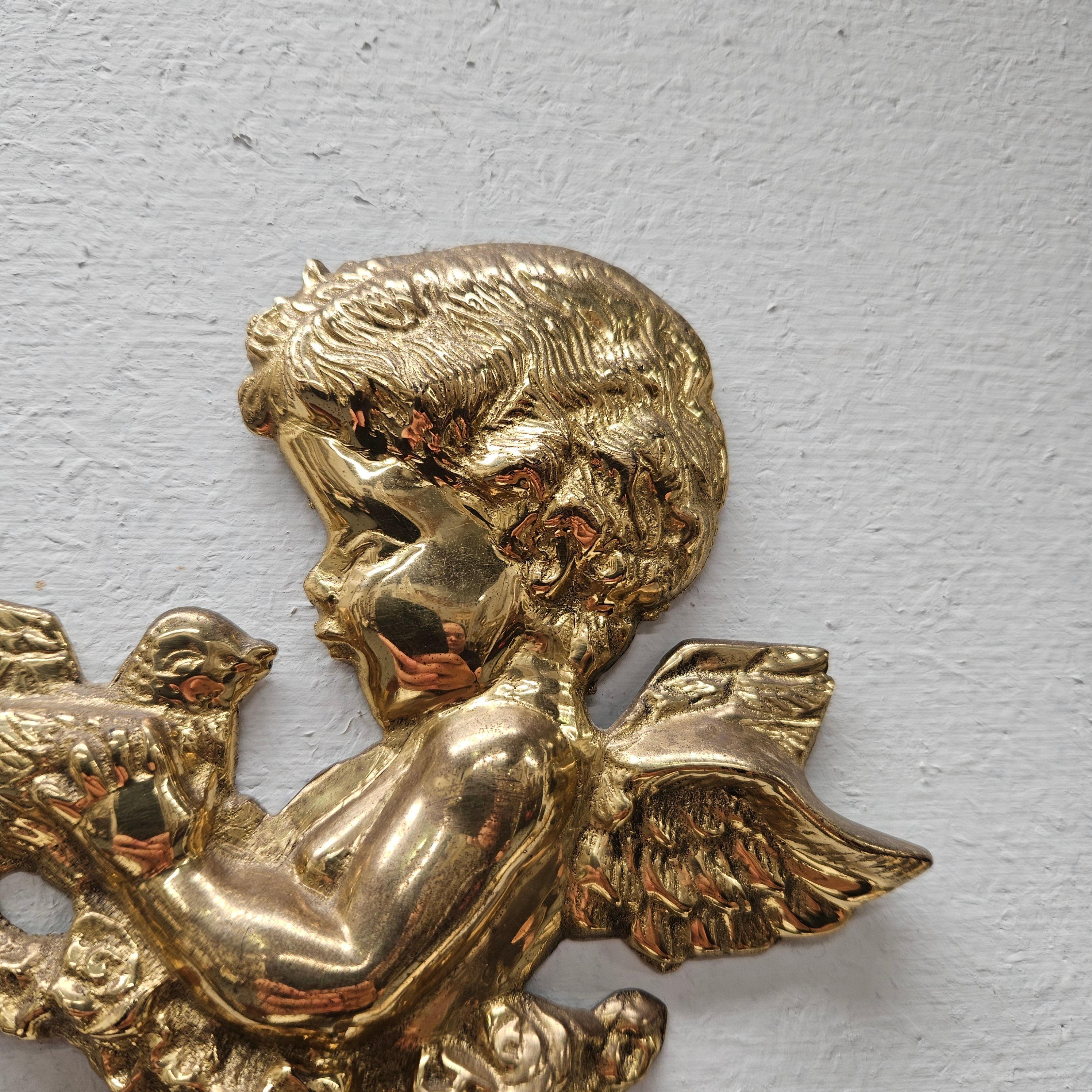 Brass Cherub Wall Hook/Hanger | Antique & Vintage | Moonee Ponds Antiques | Australia Wide Delivery