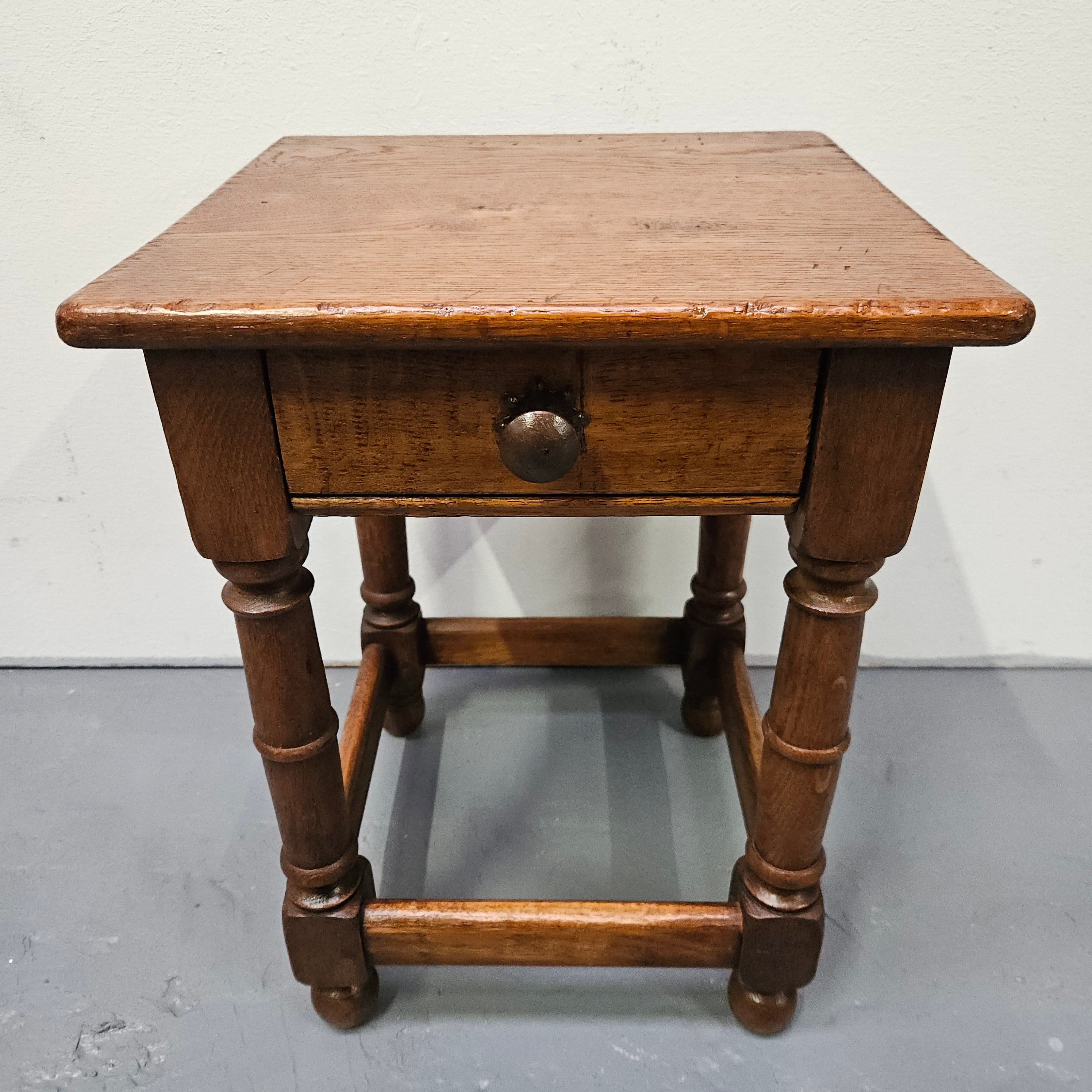 Farmhouse Style French Oak Side Table | Antique & Vintage | Moonee Ponds Antiques | Australia Wide Delivery