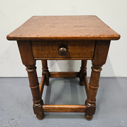 Farmhouse Style French Oak Side Table | Antique & Vintage | Moonee Ponds Antiques | Australia Wide Delivery