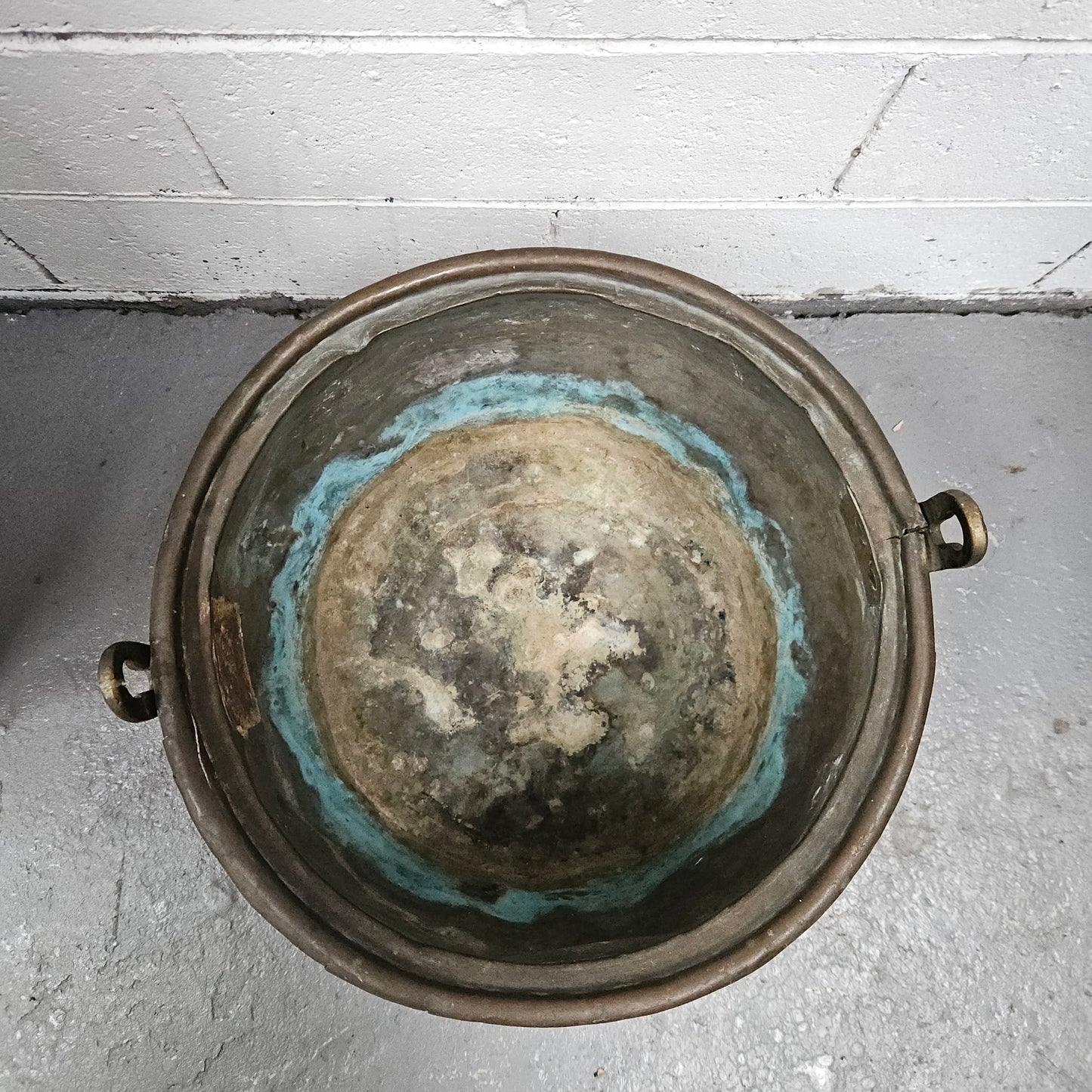 Antique Brass Bucket