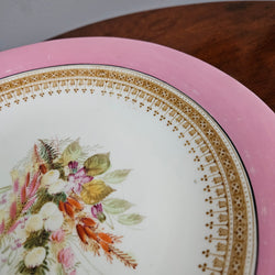 Antique Royal Worcester Hand Painted Comport