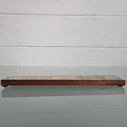 Antique Cribbage Inlaid Timber Board