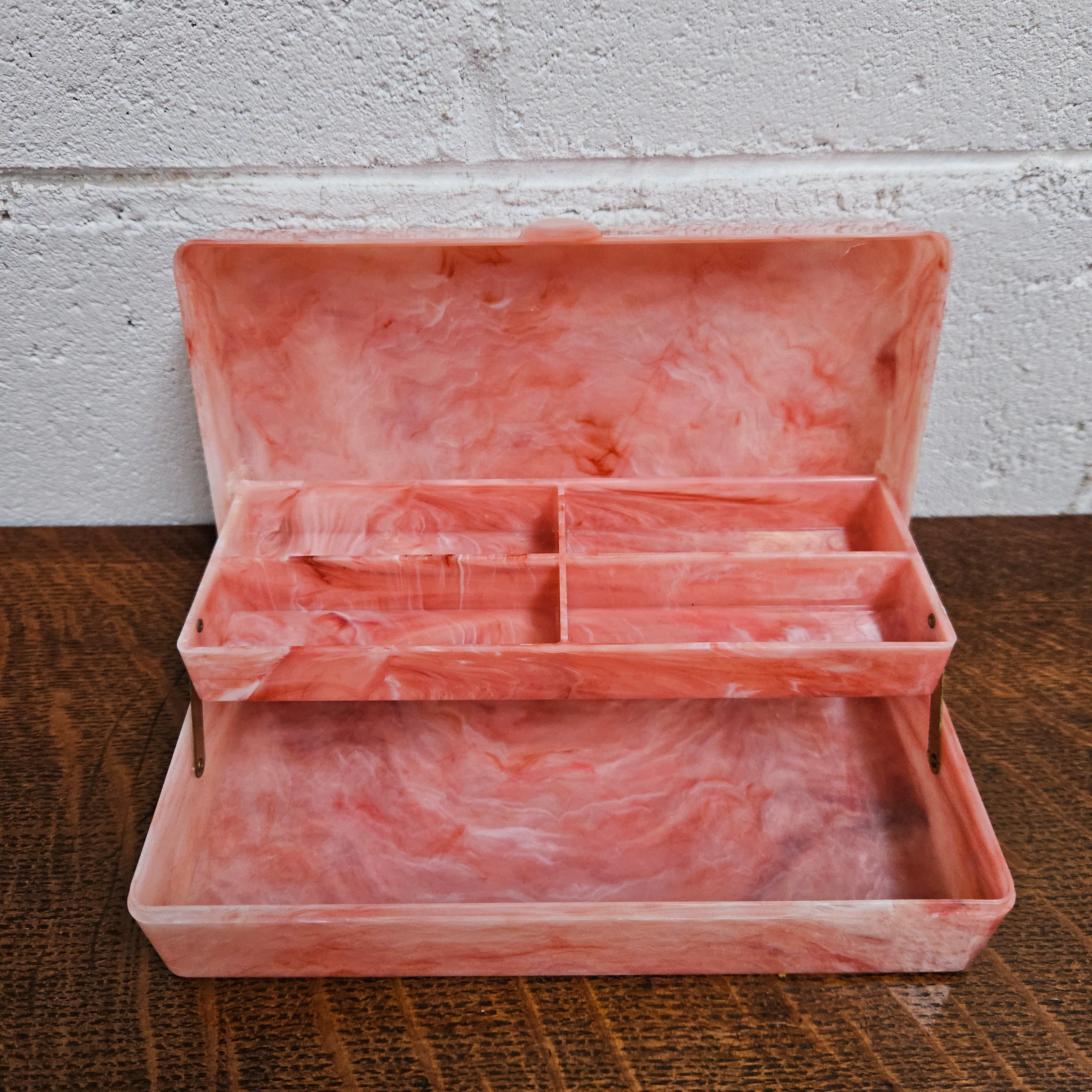 USA Commonwealth Plastic Corps. Jewellery Box | Antique & Vintage | Moonee Ponds Antiques | Australia Wide Delivery