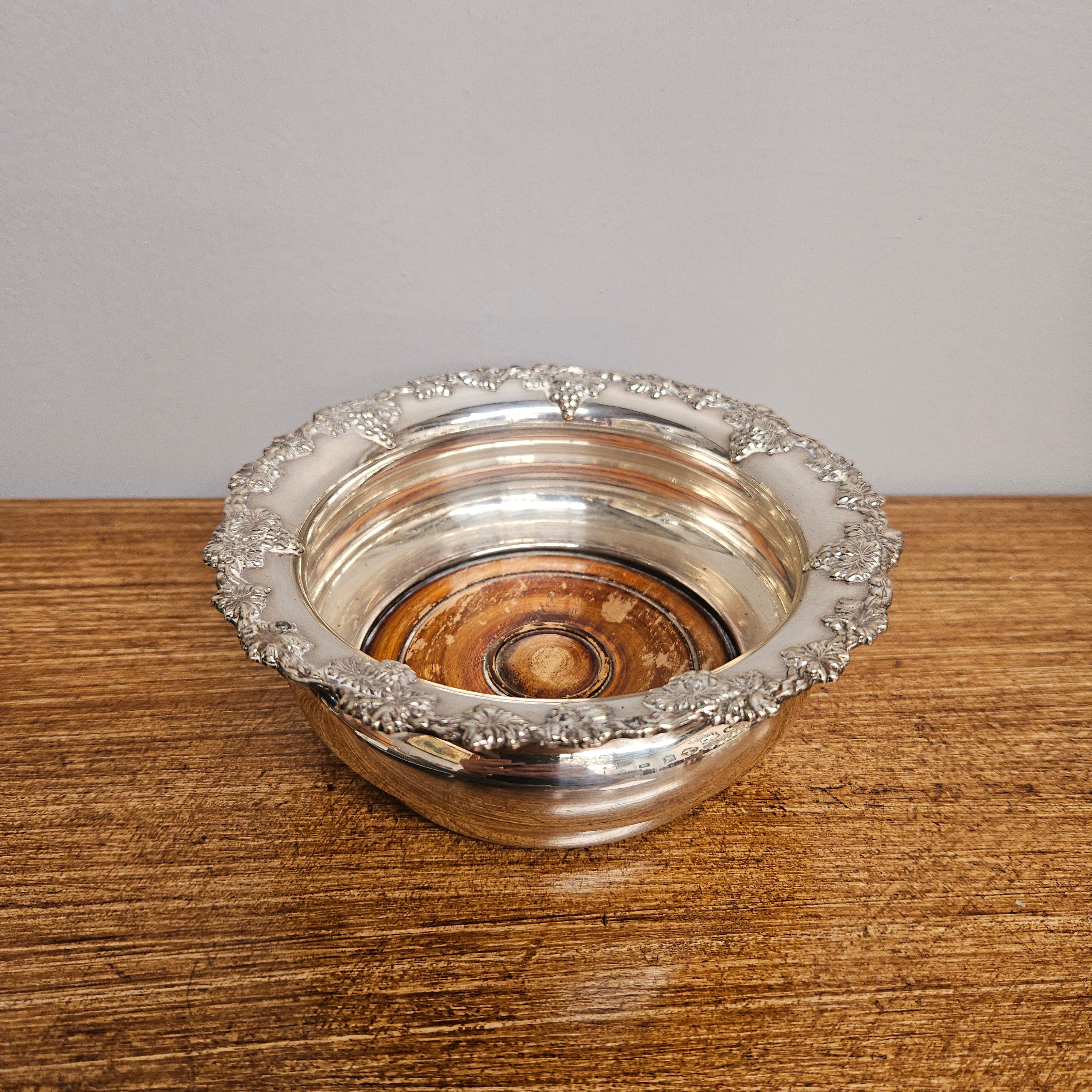 Old Sheffield Plate Wine Coaster | Antique & Vintage | Moonee Ponds Antiques | Australia Wide Delivery
