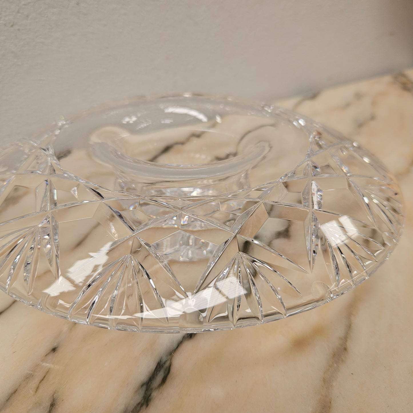 Vintage Hand Cut Crystal Posy Vase