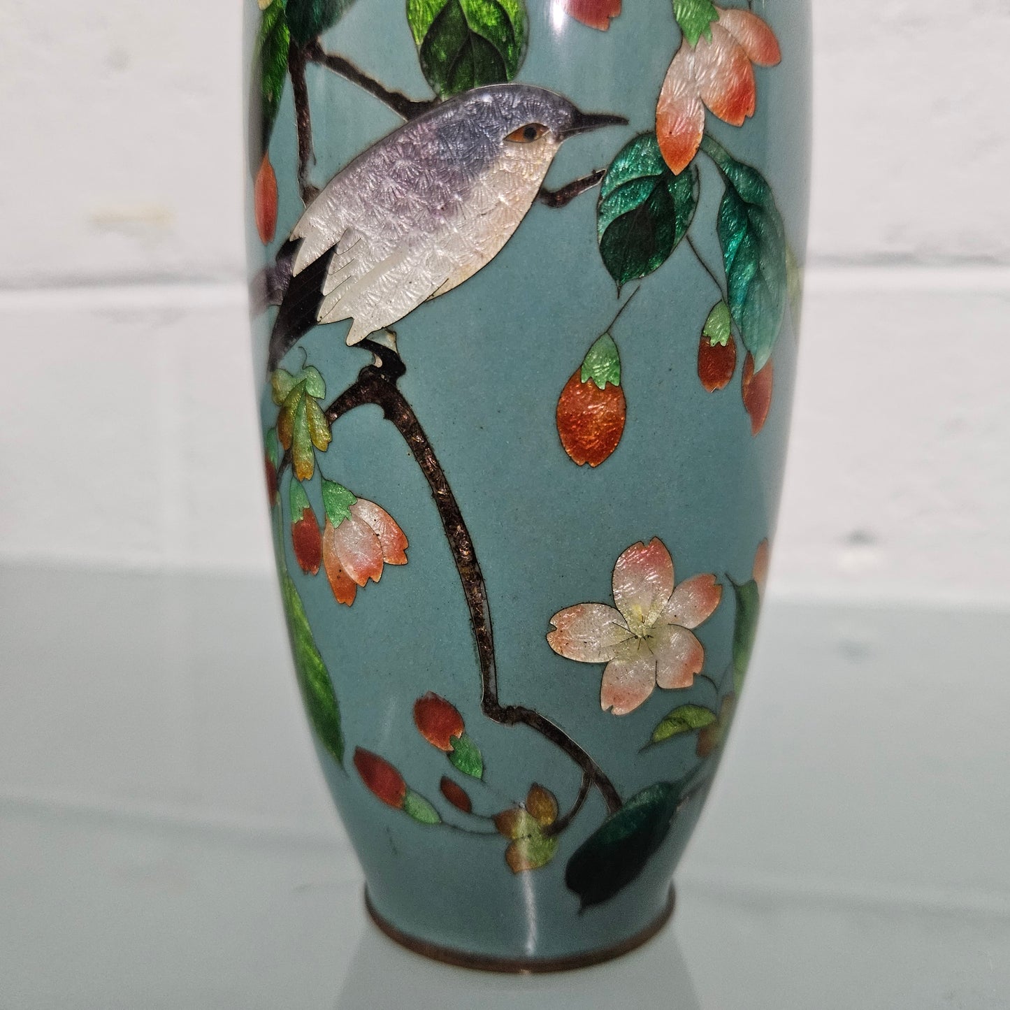 Rare Japanese Meiji Period Cloisonne Vase