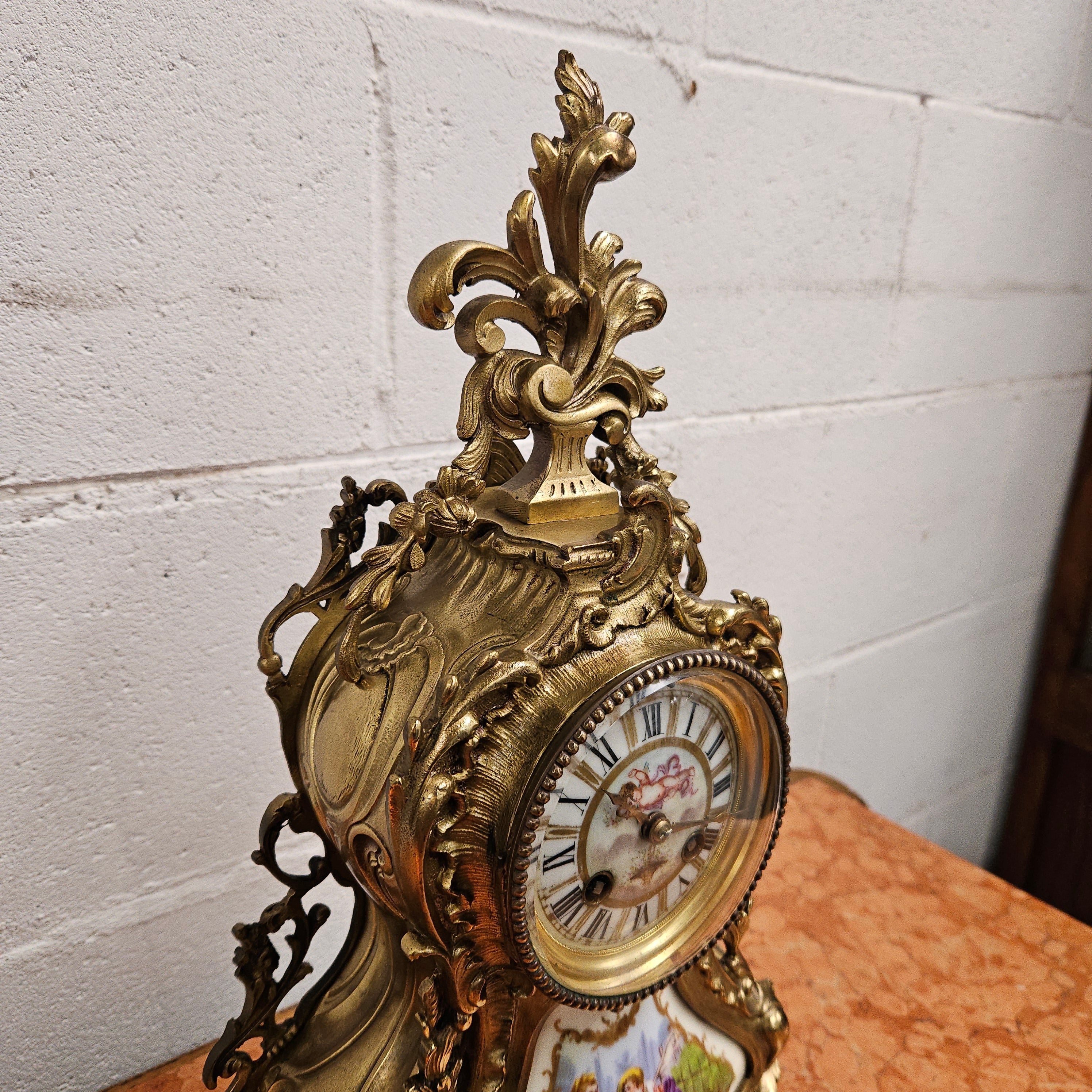 Louis XV Style French Mantle Clock | Antique & Vintage | Moonee Ponds Antiques | Australia Wide Delivery
