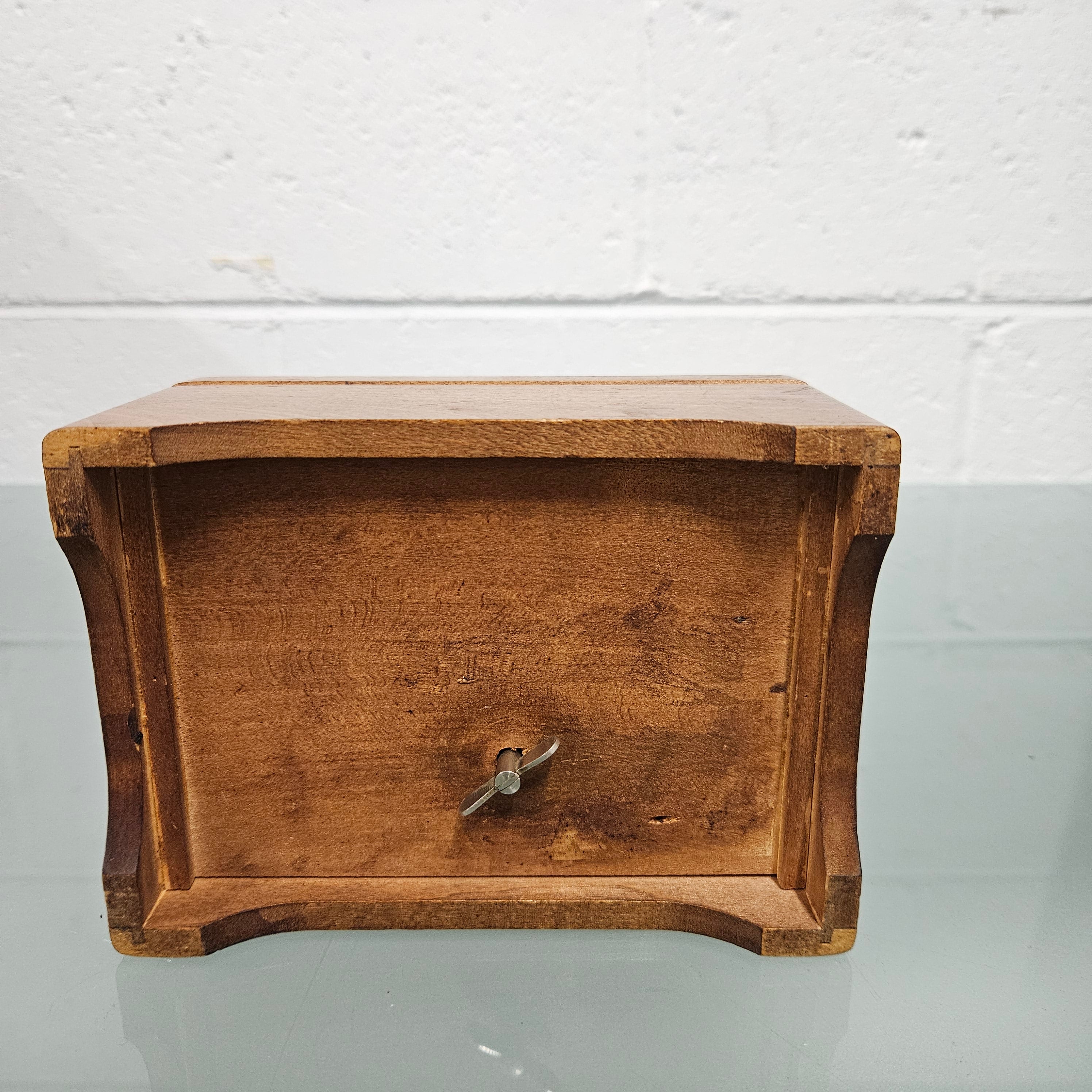 Vintage Wooden Carved Music Jewellery Box | Antique & Vintage | Moonee Ponds Antiques | Australia Wide Delivery