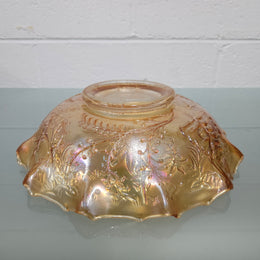 Australian Kookaburra Master Carnival Glass Bowl