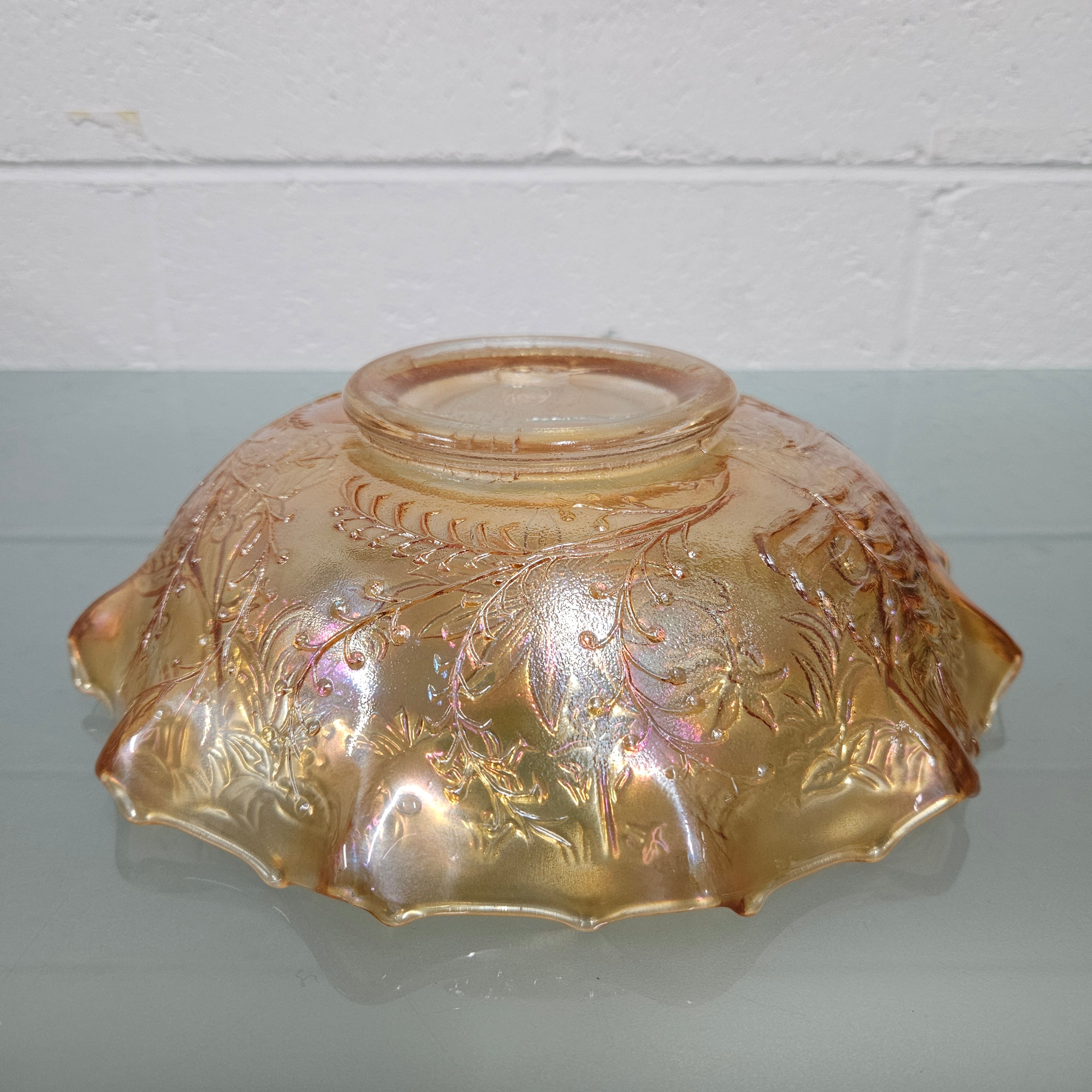 Australian Kookaburra Master Carnival Glass Bowl | Antique & Vintage | Moonee Ponds Antiques | Australia Wide Delivery