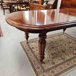 1980's Mahogany Reproduction Extension Table | Antique & Vintage | Moonee Ponds Antiques | Australia Wide Delivery
