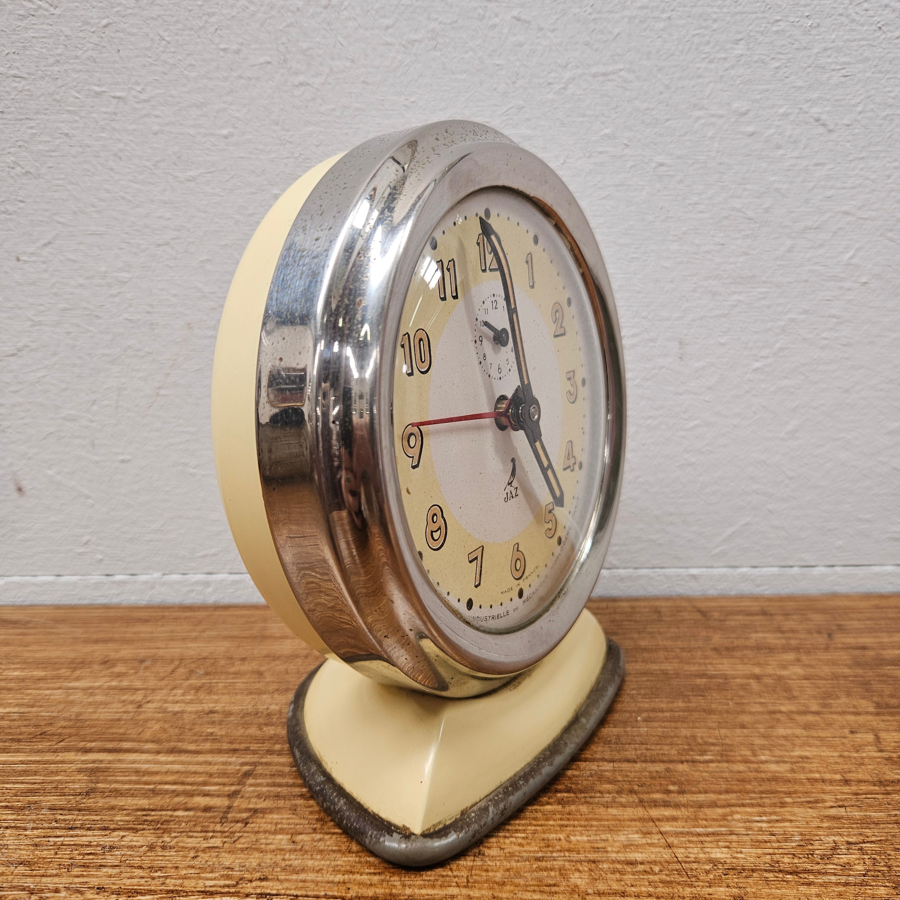 Vintage Jaz French Alarm Clock | Antique & Vintage | Moonee Ponds Antiques | Australia Wide Delivery