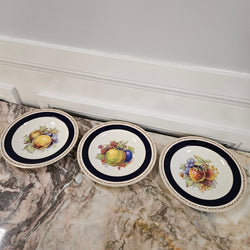 Set of 6 Stunning Crown Ducal Bowls With Fruit Centres | Antique & Vintage | Moonee Ponds Antiques | Australia Wide Delivery