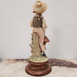 Capodimonte Signed Figurine | Antique & Vintage | Moonee Ponds Antiques | Australia Wide Delivery