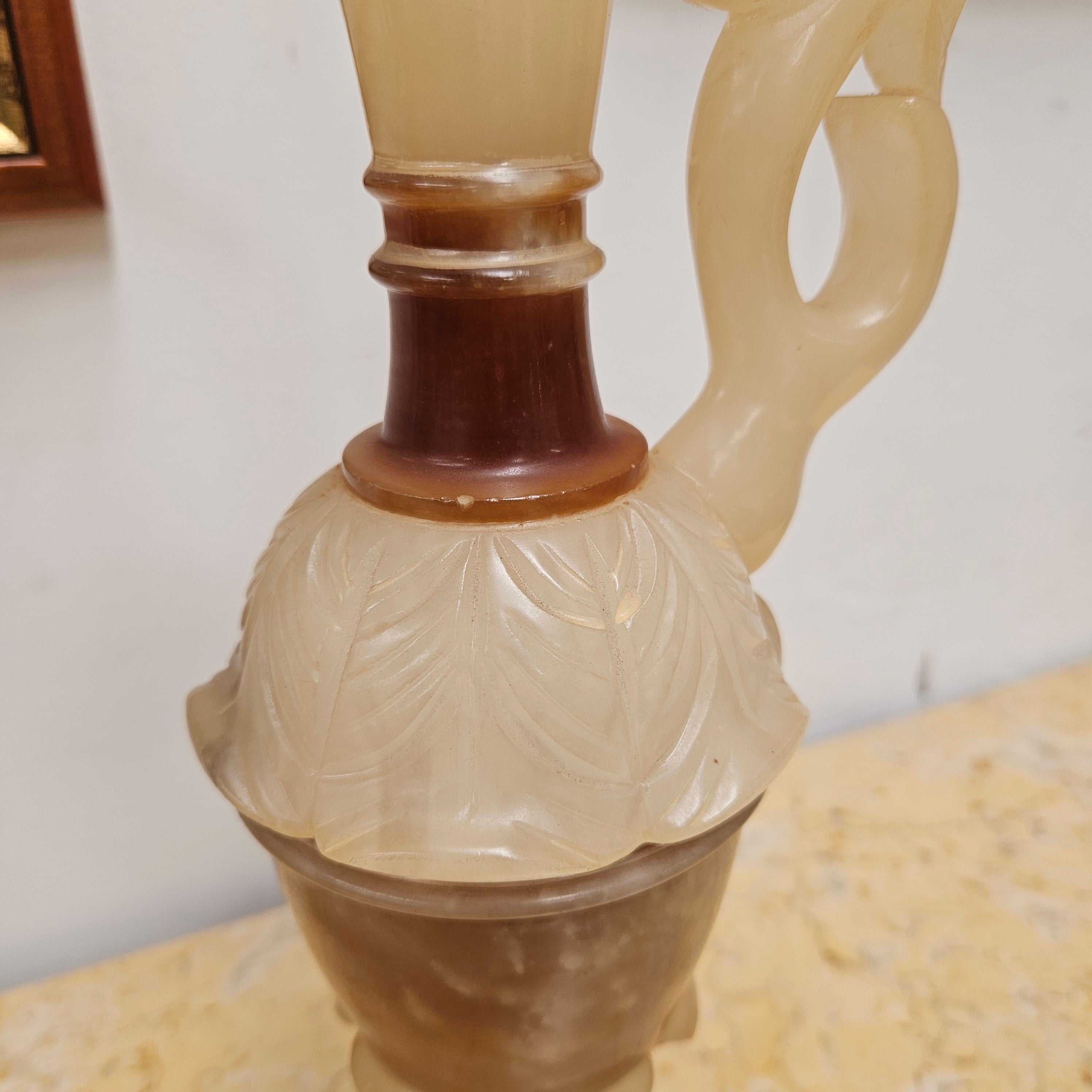 Antique Pair of Alabaster Urns | Antique & Vintage | Moonee Ponds Antiques | Australia Wide