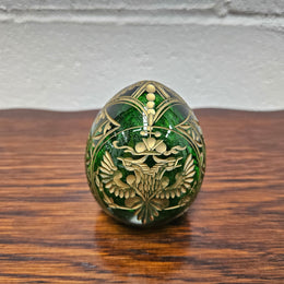 Vintage Faberge Imperial Glass Egg
