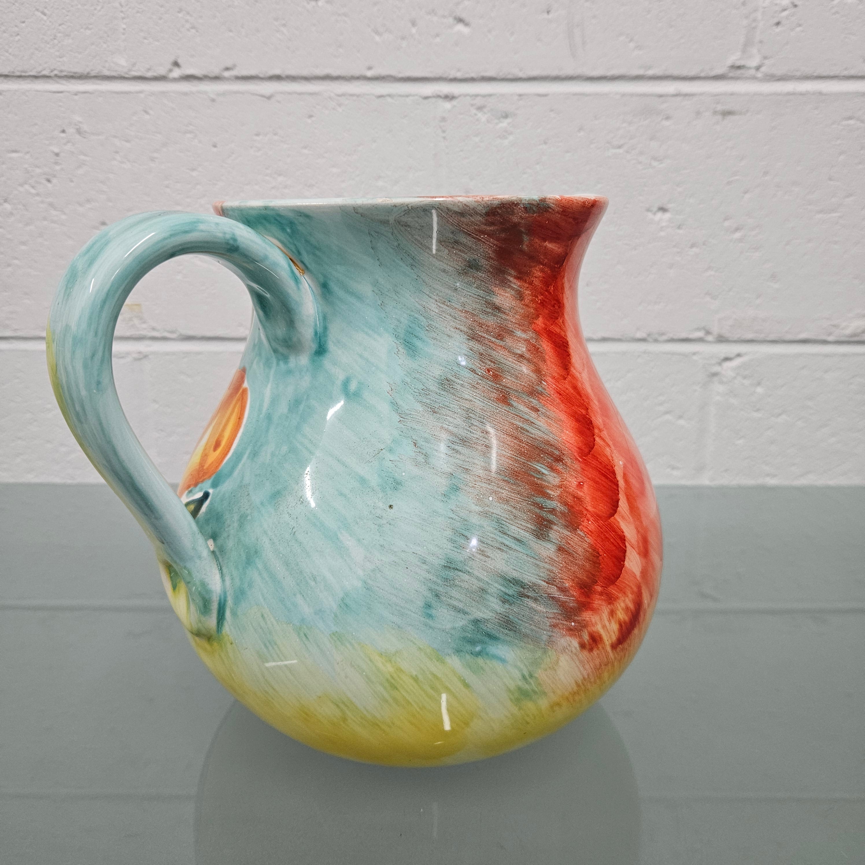Vintage Hand Painted Italian Jug | Antique & Vintage | Moonee Ponds Antiques | Australia Wide Delivery