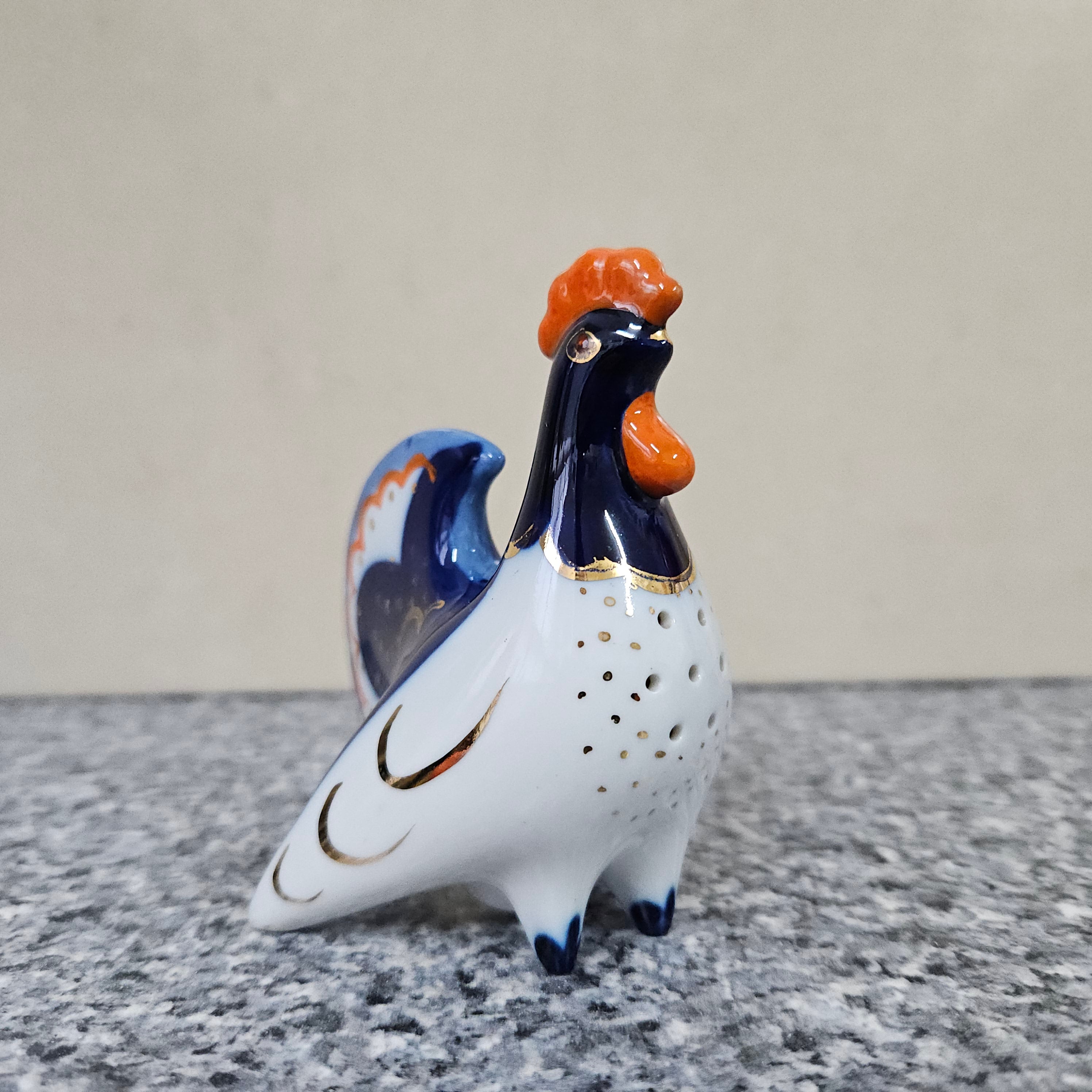 Vintage Rooster Russian Shaker | Antique & Vintage | Moonee Ponds Antiques | Australia Wide Delivery