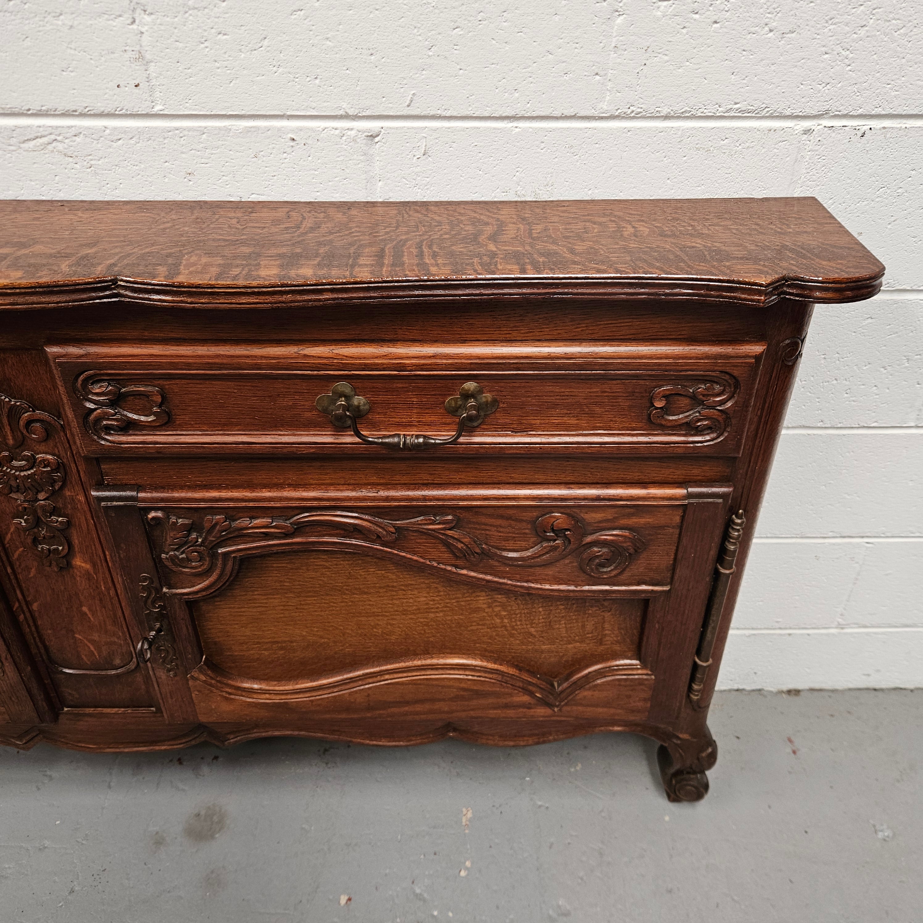Louis XVth Style Custom Narrow Side Cabinet/Sideboard