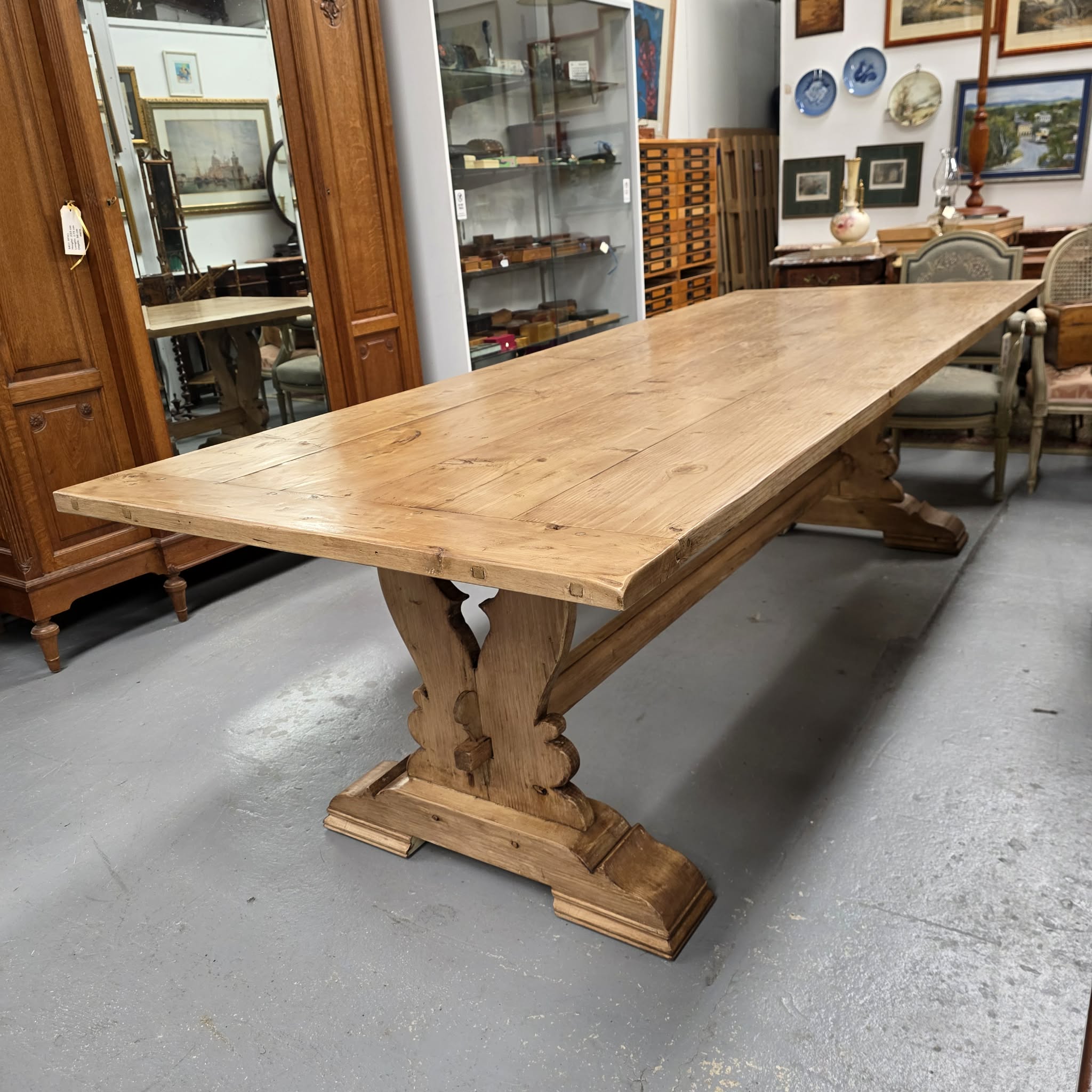 Reclaimed Spruce Timber Tarmhouse Table | Antique & Vintage | Moonee Ponds Antiques | Australia Wide