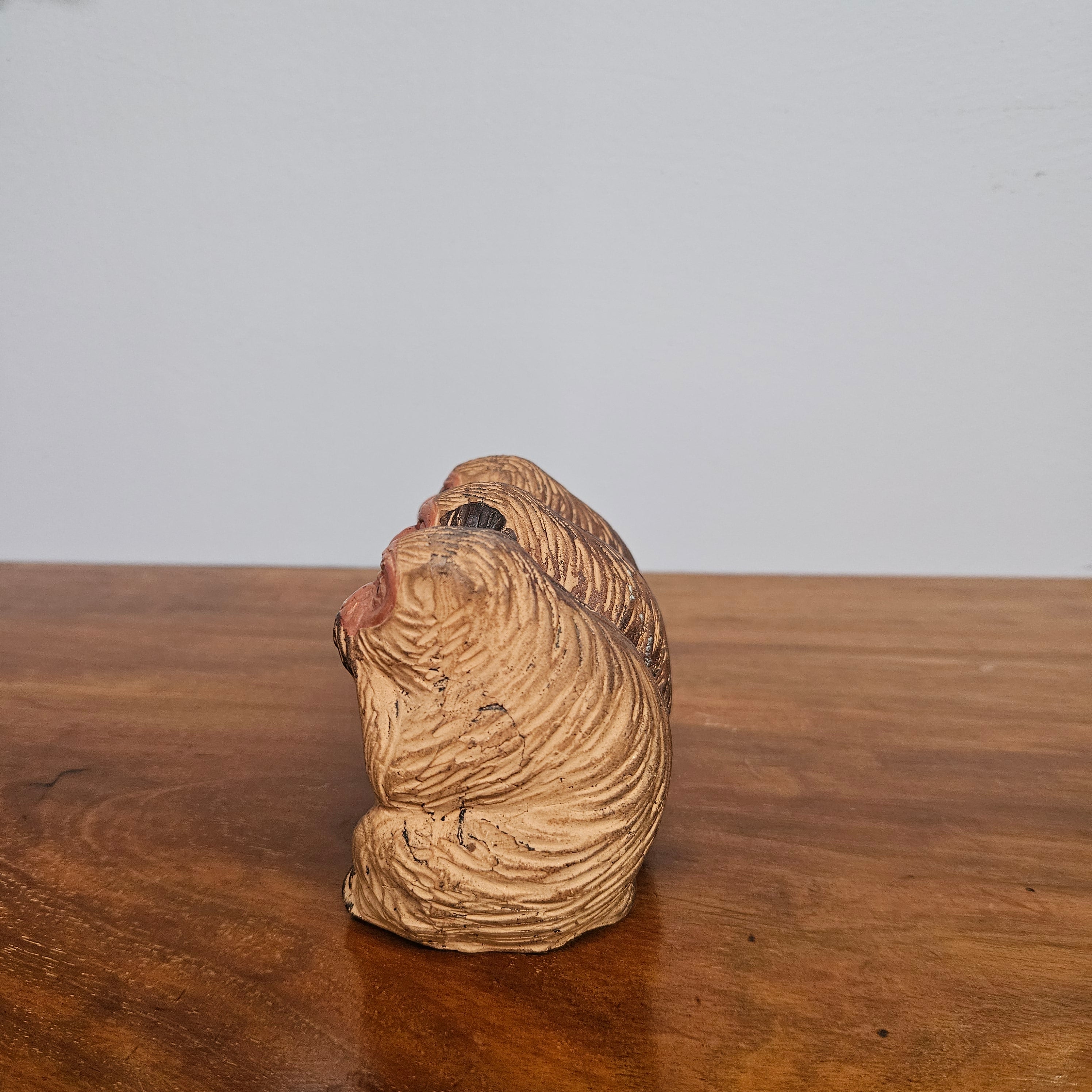 Vintage Terracotta Three Wise Monkeys Figure | Antique & Vintage | Moonee Ponds Antiques | Australia Wide