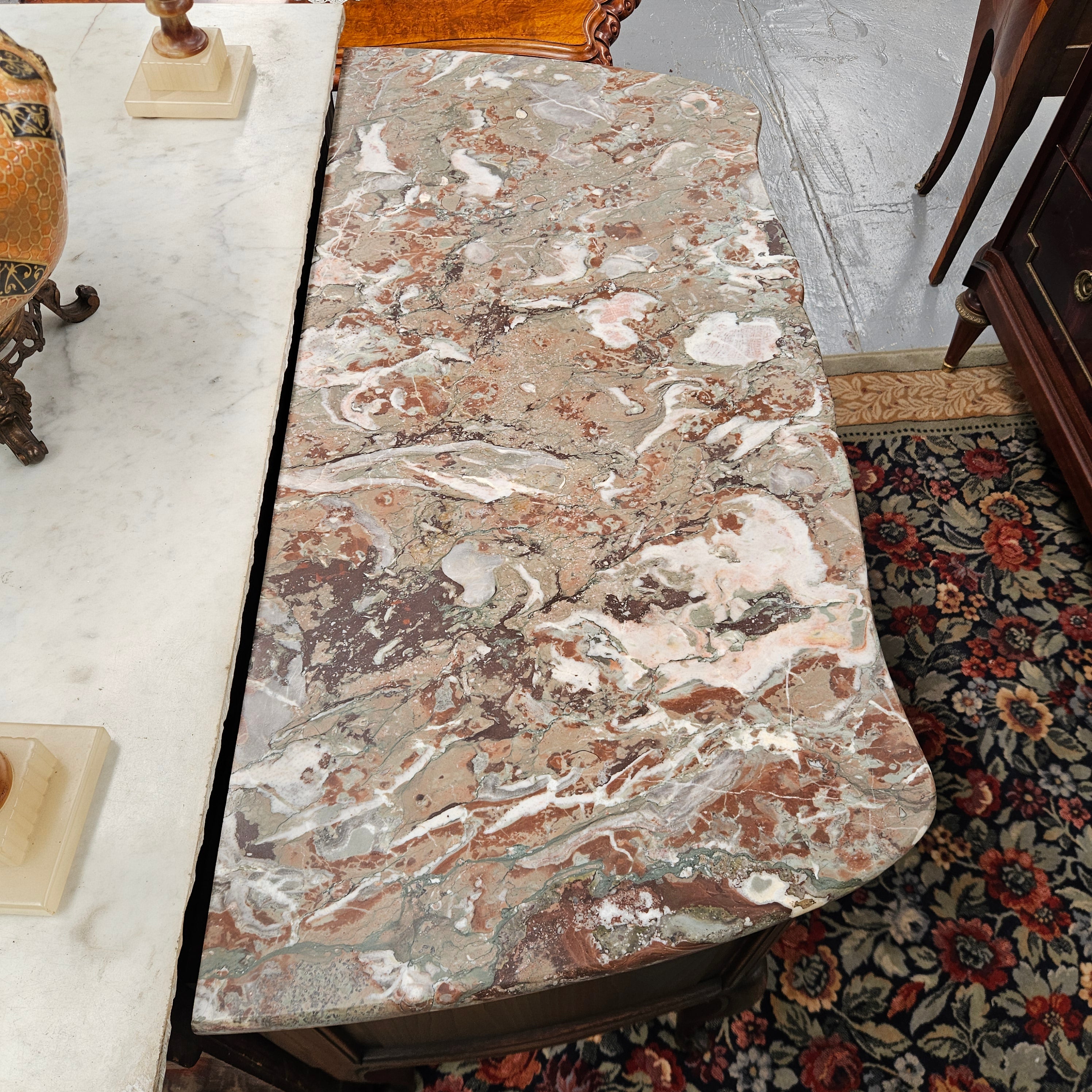 Louis XVth Marble Topped Commode Circ: 1920's | Antique & Vintage | Moonee Ponds Antiques | Australia Wide Delivery