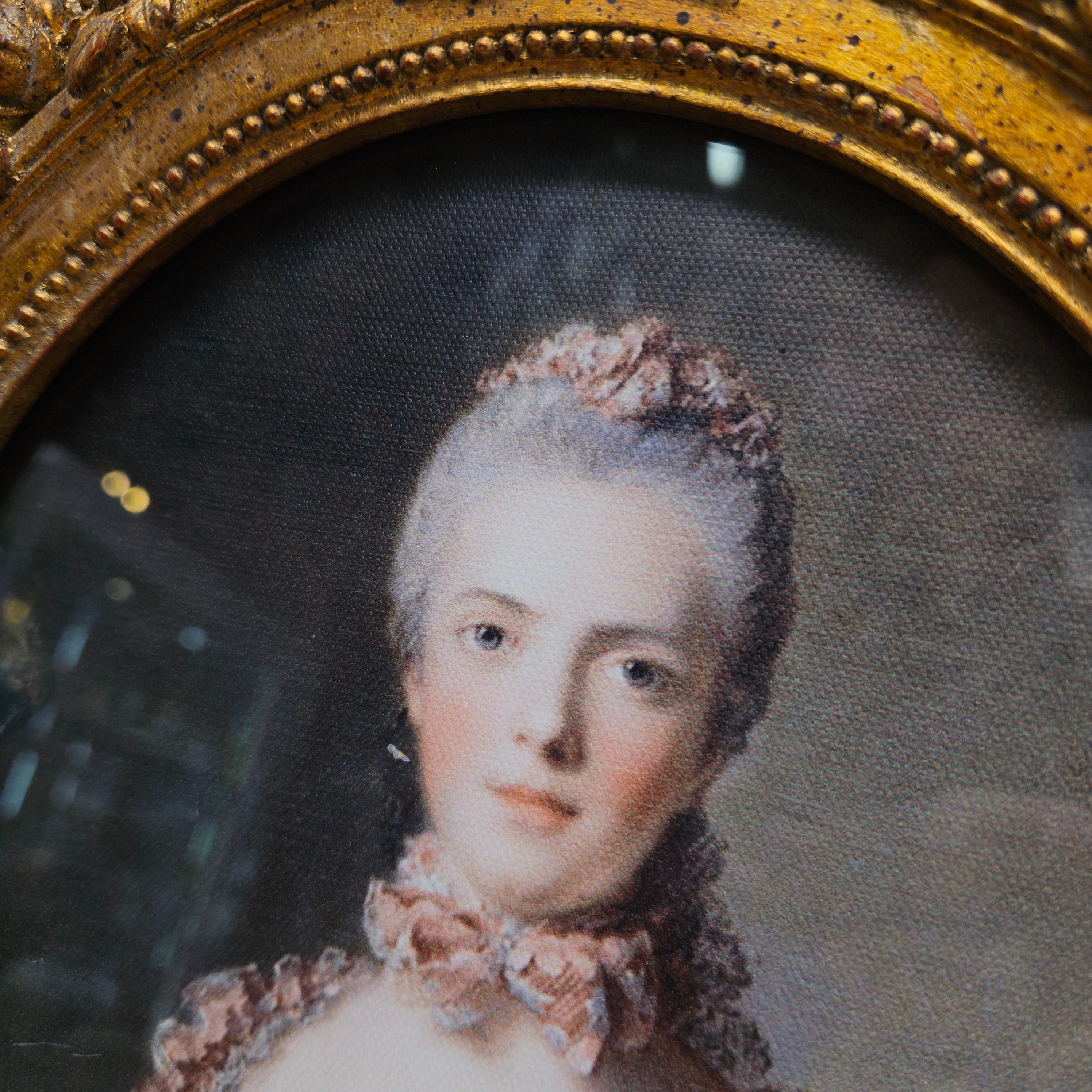 Oval Lady Portrait in Reproduction Gilt Frame | Antique & Vintage | Moonee Ponds Antiques | Australia Wide